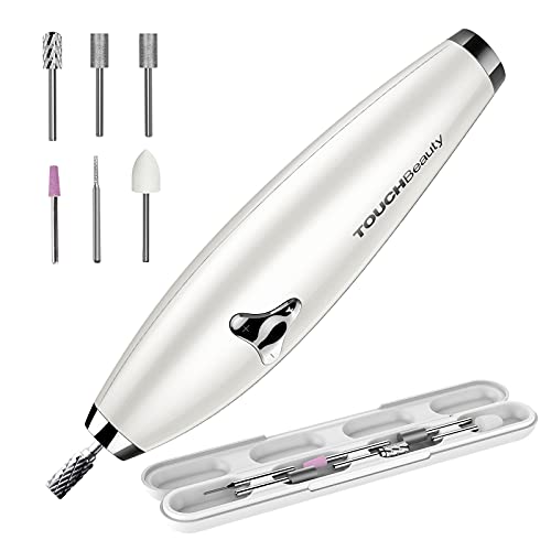 TOUCHBeauty 6 in 1 Kabellos Elektrisch Maniküre Set mit Magnetischer Aufbewahrungsbox, Handgehaltener Nagelfräser…
