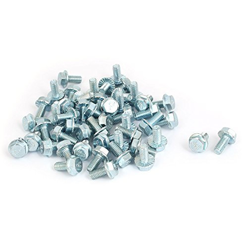 Vis à bride hexagonale dentelée M6 x 12 mm classe 8.8 pour assemblage mécanique