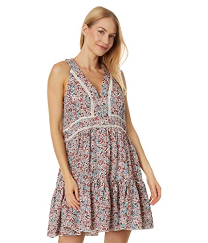 Mini robe imprimée Lucky Brand bohème chic fluide style estival