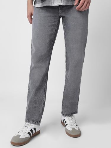 Image of Neostreak Men's Regular Fit Heavy Washed Jeans Stretchable