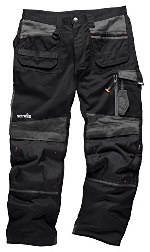 Scruffs T519743D TradeLong Trousers, Black, 34W 32L(Manufcature Size:48)