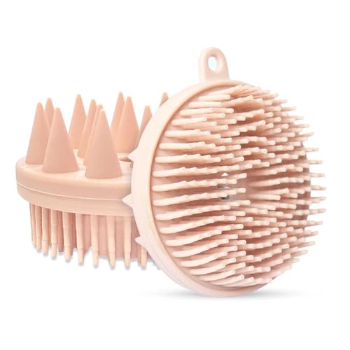 Image of Silicone Bath Brush for Men & Women [2 Pack] | Soft Body Scrubber for Shower & Bath | Gentle Exfoliating Silicone Body Brush | Deep Cleansing, Quick Dry & Hygienic Bath Brush for Smooth, Glowing Skin