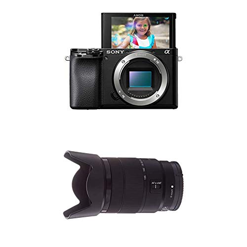 Image of Sony Alpha A6100 Mirrorless Camera + Sony 18-135mm F3.5-5.6 OSS APS-C E-Mount Zoom Lens
