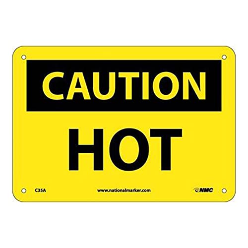 Panneau Caution Hot National Marker pour sécuriser les surfaces brûlantes