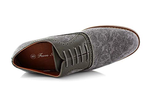 Image of Ferro Aldo Men's Classic Cap Toe Oxford Dress Shoe Collection | Perfect for Formal, Business, and Wedding Attire
