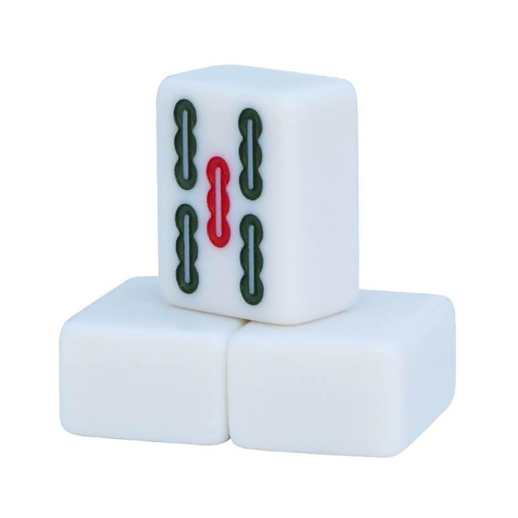 Mini różowe zestawy Mahjong, 144 płytki Mahjong z przenośną torebką podróżną, kości, obrus na stół, kompletny zestaw do gry Mahjong, do użytku domowego
