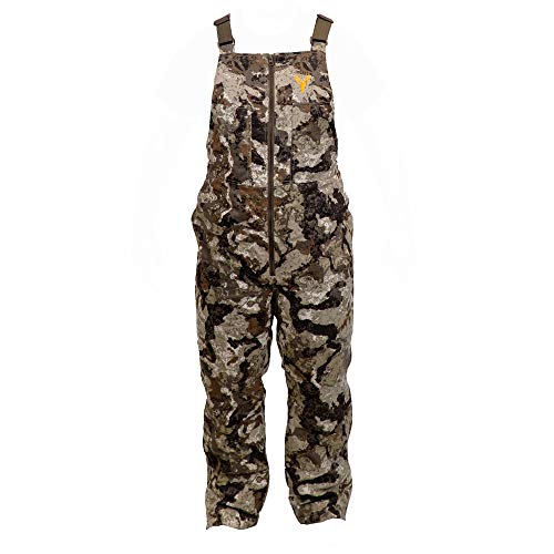 HOT SHOT Men’s Insulated Camo Bib, Ultra-Quiet Adjustable Overalls, Cold Weather Hunting…