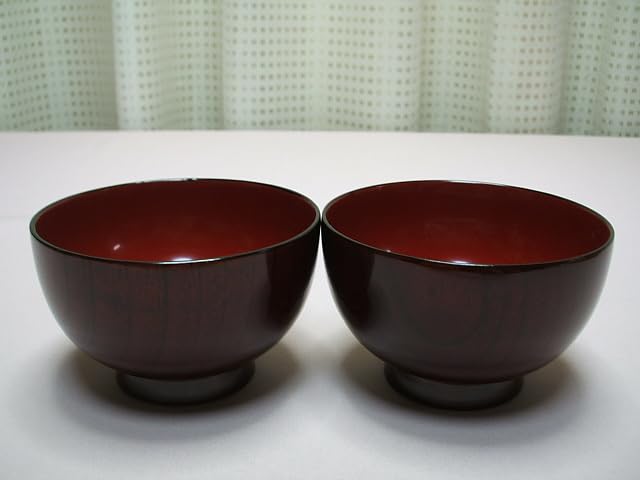 Amazon.co.jp: 逸(高価)木曽漆器天然木本漆塗りペアお椀 : おもちゃ