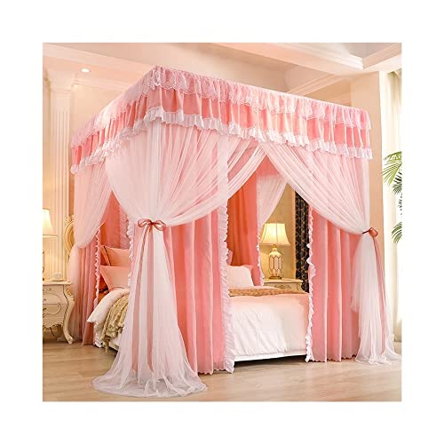 Mosquitera de cama de 2m opaca y antipolvo con diseño de 3 puertas estilo princesa 2