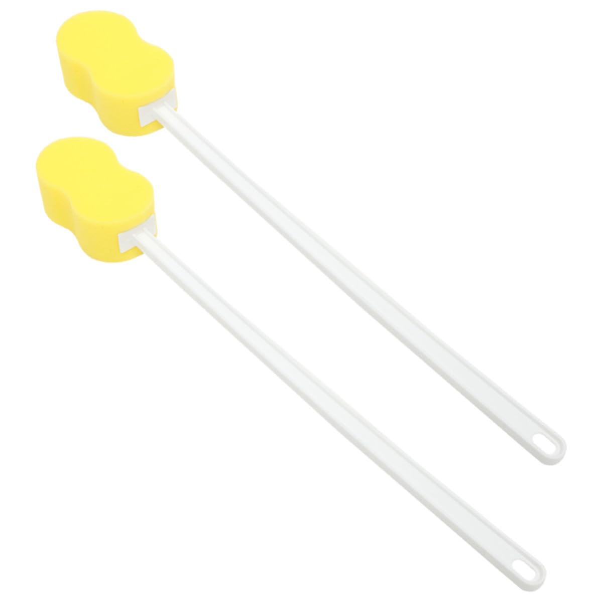 Cepillo de espalda SEWACC de esponja y PP con mango largo para ducha de 2 piezas 8