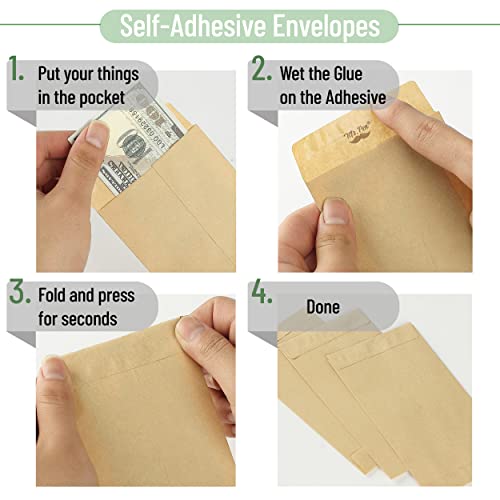 image for Mr. Pen- Money Envelopes for Cash, 100 Pack, 6.5