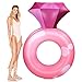 Float Joy Bachelorette Pool Floats for Adults Inflatable Diamond Ring Floatie Bachelorette Party Favors Bride Pink Pool Float for Engagement Wedding Bachelorette Pool Party