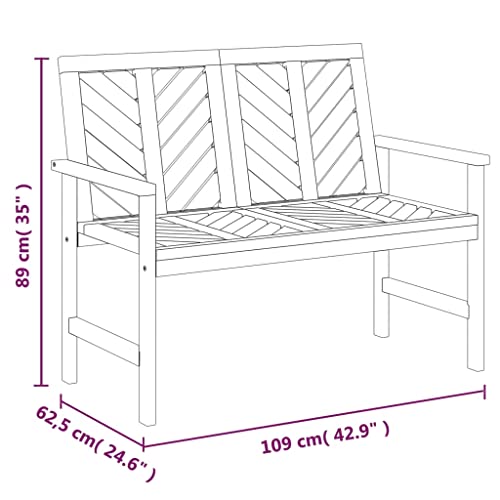 Banco de madera resistente a la intemperie para disfrutar de tu terraza 3