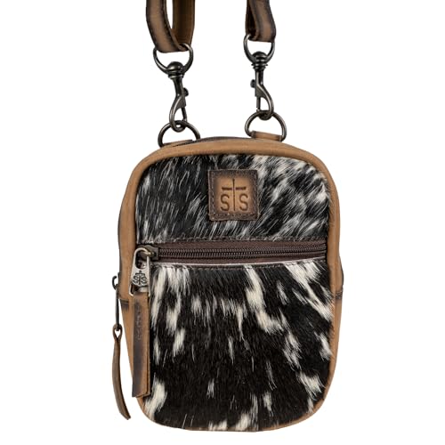 STS Ranchwear Womens Auzlyn Cowhide/Tan Leather Crossbody Bag4