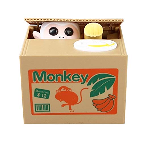 PowerKing Volant Coin Box Panda - Tirelire - Panda Bear - Anglais - Grand Cadeau pour Tout Enfant (Monkey Box)