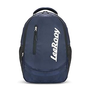 LeeRooy Canvas 35 Liter(Blue) Quality Laptop Backpack Traveling School College Office Casual Bags for Mens Women Boys Girls Unisex Waterproof 15.6 INCH (BG15BLUE)1