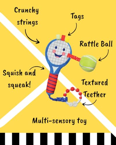 Raqueta de Tenis para Bebés de Peluche Suave miniatura 2
