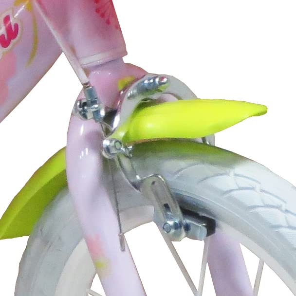Bicicletta Per Bambina Pink Bloom - Misura 16", Lilla E Verde | Con Stabilizzatori - Foto 7