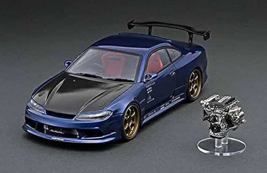 VERTEX S15 SILVIA ダークシルバー（1/18 IG2003 イグニッションモデル 1／18スケール VERTEX EDGE S15 SILVIA