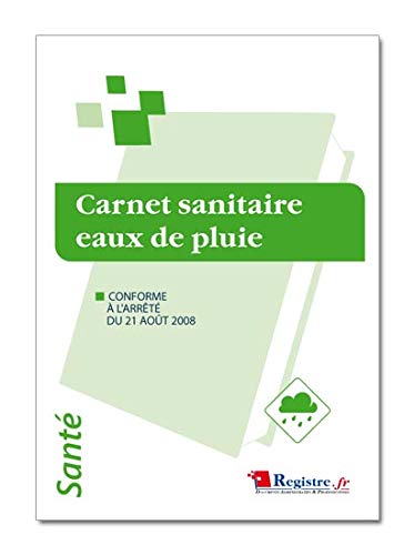 Carnet Sanitaire Eaux de Pluie - P016