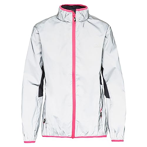 Trespass Damen Wasserdichte Regenjacke Aus Vollständig Reflektivem Material Lumi, Silver Reflective, XL, FAJKRAL20007_SVRXL