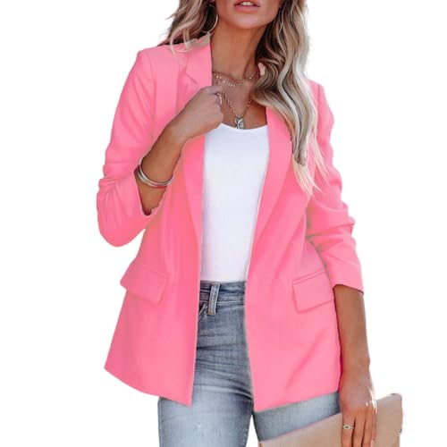 Smoneyful Women's Blazers Business Casual Jacket Suit Long Sleeve Open Front Slim Fit for Work...