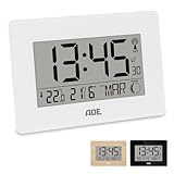 Photo Gallery ade grande orologio digitale radio controllato con cifre xxl | orologio da tavolo e da parete con calendario | con termometro | sveglia radiocontrollata a batteria | bianco Photo Gallery ade grande orologio digitale radio controllato con cifre xxl | orologio da tavolo e da parete con calendario | con termometro | sveglia radiocontrollata a batteria | bianco