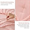 ENJOHOS Pink Twin/Twin XL Comforter Bedding Set for College Girls - Tufted Extra Long Twin Comforter with Rainbow Design, Cute Dorm Bedding for All Season, Lightweight Fluffy Bed Set #5