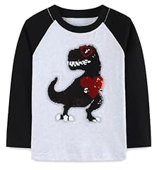 5#dinosaur - Black Raglan