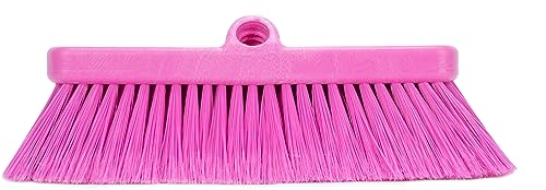 Image of SPARTA 41278EC26 Flo-Thru Plastic Wall Scrub Brush, Equipment Brush With Soft Nylex Bristles For Industrial Kitchens, Hospitals, Commercial Cleaning, 4 Inches, Pink