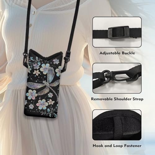Women's Neoprene Phone Bag with Adjustable Strap 1 Pcs Lightweight Crossbody Phone Purse4