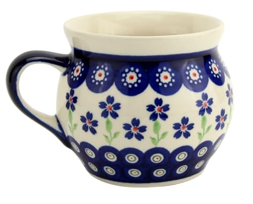 Taza de Cerámica Polaca 16 oz con Diseño Floral miniatura 2
