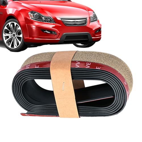 Borde delantero de coche, borde lateral flexible, 250 cm, protector de cuerpo adhesivo suave, tira de alerón, para camiones, minivans, viajes, goma estrellada
