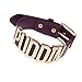 Udekit Ajustable Púrpura Cinturón Oro Puddin Ahogador Collar para Mujeres y Niñas (Alrededor de 1.2 Pulgadas de Ancho)