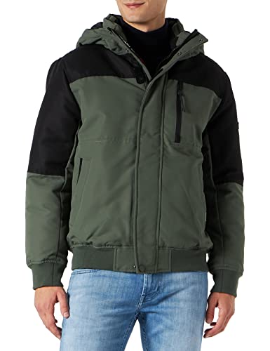 Tommy Jeans Herren TJM Colorblock TECH Bomber DM0DM15125 Gepolsterte...