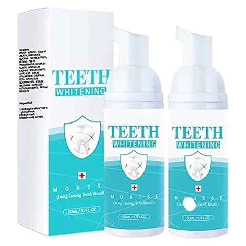 Teethaid Mouthwash, Teeth aid Foam Mouthwash, Calculus Removal, Teeth Whitening, Healing Mouth Ulcers, Eliminating Bad Breath, Preventing and Healing Caries, Tooth Regeneration (2pcs) Cover