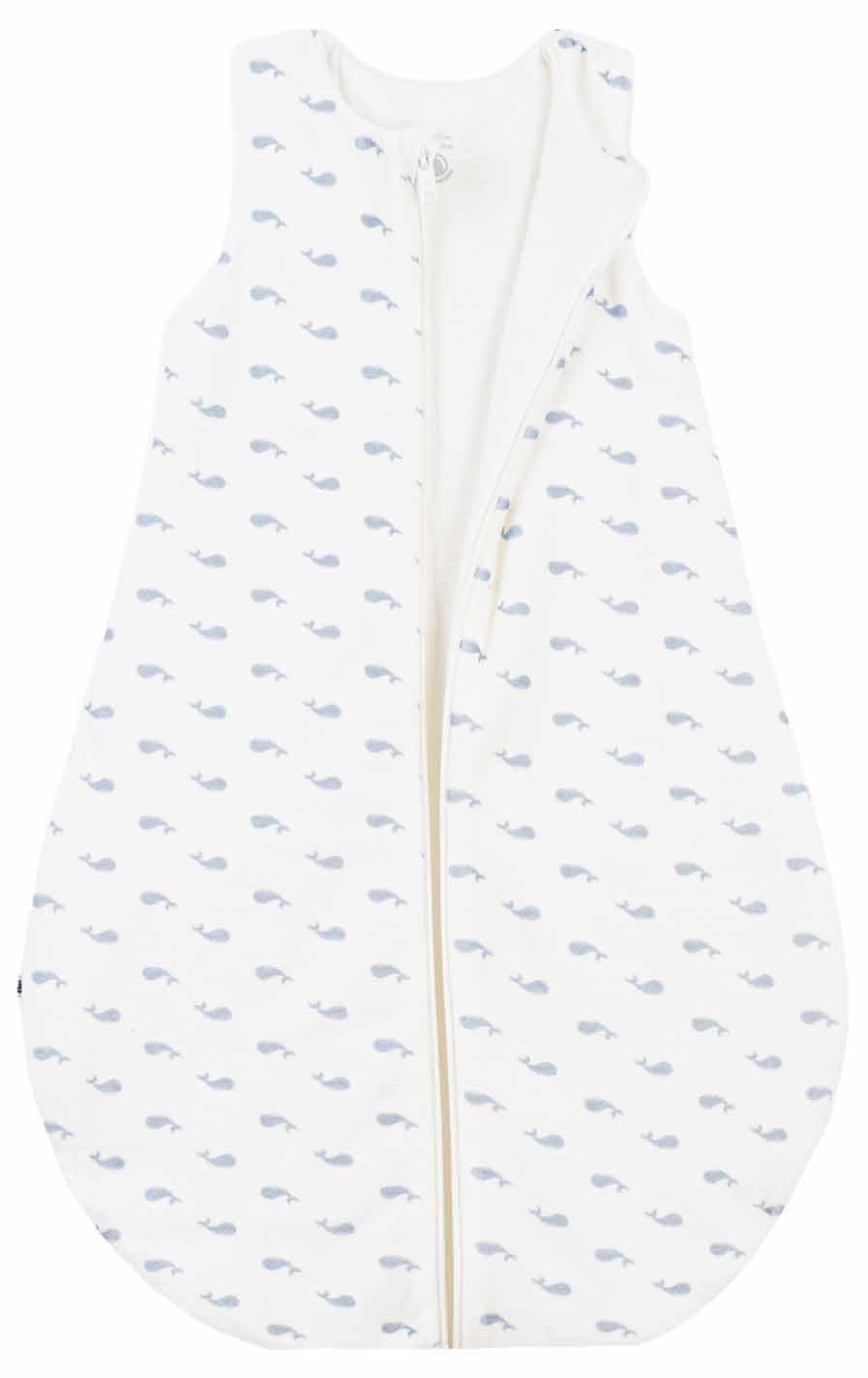 Petit Bateau Gigoteuse Bébé en Velours Imprimé Baleines Tog 3 Apparel Mixte bébé (lot de 1)