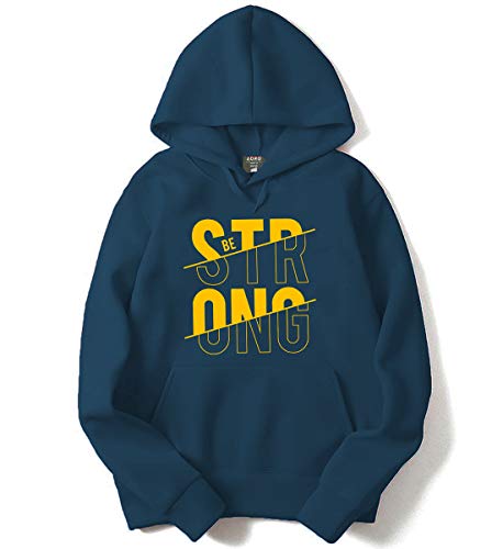 Image of ADRO Men's Cotton Hooded Neck Sweatshirt