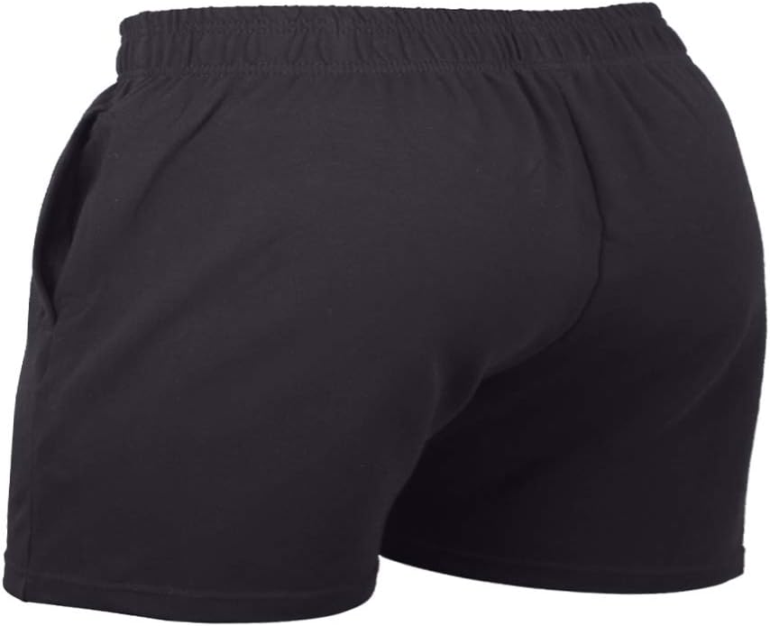 Men's Bodybuilding Workout Gym Shorts 3" 5" Inseam Sports Training Cotton with Pocket - Image 3