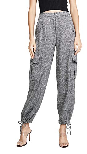 Kendall + Kylie Women's Draw String Pants, Charcoal, Grey, X-Large