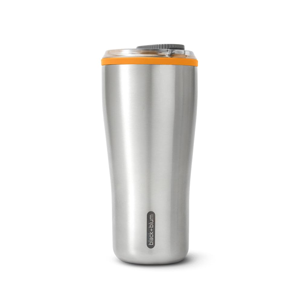 Black + Blum Insulated Tumbler | Leak Proof | 600ml | Orange