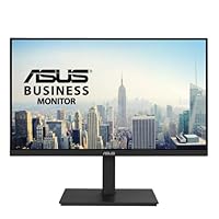 ASUS Business VA27ECPSN | 27 Zoll Full HD Monitor | 16:9 IPS Panel, 1920x1080, 75 Hz, Rahmenlos, ergonomisch | RJ45, DisplayPort, HDMI, USB-C mit 65W, USB-Hub