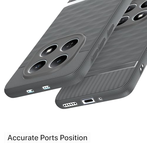 Image of Outlouders Back Cover for Redmi Note 15 5G | Full Camera Protection | TPU Soft Flexible Shockproof Bumper Case (Grey)