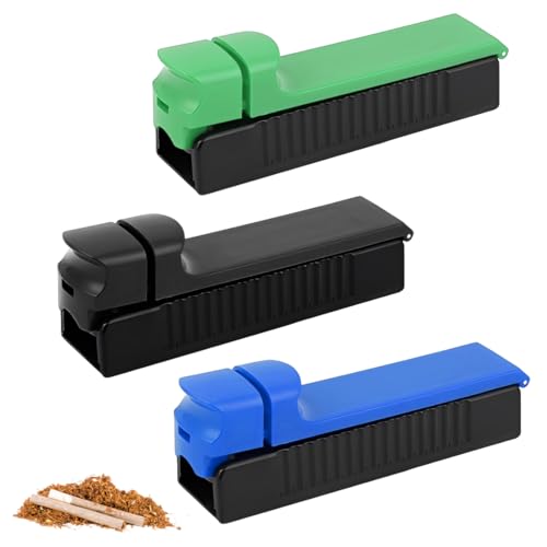 【Design ergonomico】 Ogni rullino è realizzato con un design ergonomico che si adatta perfettamente alla tua mano, garantendo una presa sicura e confortevole durante l'uso. Con dimensioni ottimali, questi rullini consentono di preparare sigarette in modo rapido ed efficiente, senza compromettere la qualità della tua esperienza di fumo.