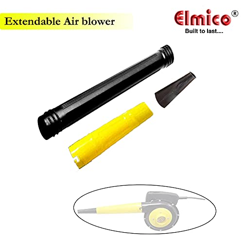 Image of Elmico 700W Blowers for Cleaning Dust /Dust Remover /Ac Cleaner / 100% Copper Armature /Electric Air Blower Heavy Duty continuously with /Extension Wire &1 Extra Blower Pipe (Made in India)