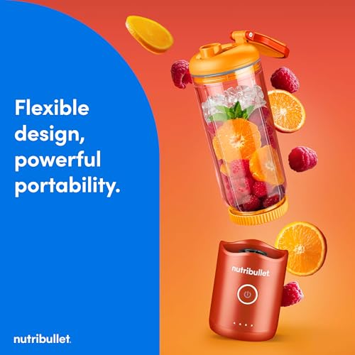 Image of nutribullet Flex Portable Blender NBPB50200EO, Tangerine Orange