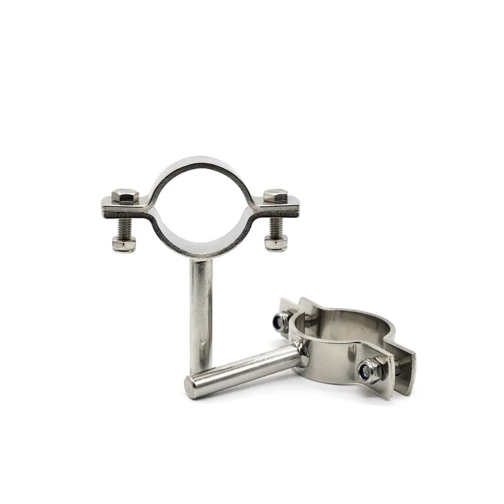 Icxlpmc One Color 12-204Mm 304 Stainless Steel Pipe Clamp Clips Support Tube Bracket L =55Mm(38Mm)