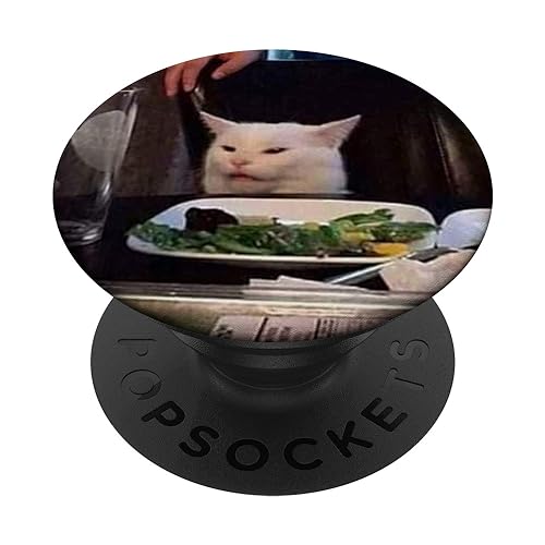 Disgusted Cat PopSockets PopGrip: Swappable Grip for Phones & Tablets PopSockets Adhesive PopGrip