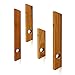 Produktbild Kardamov Studio Wandhaken Holz 4er Set | Handgemachte Kleiderhaken aus Eiche in Berlin | Modern Wand Dekor mit Loch für Anhänger