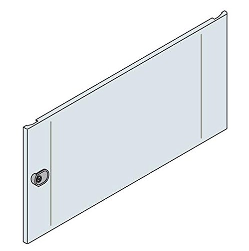 Panneau de remplissage avant abb-entrelec gris RAL7035 rigide pour châssis 400 x 800 mm